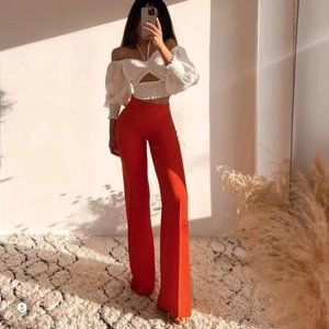 Zara Fluid Flared Pants